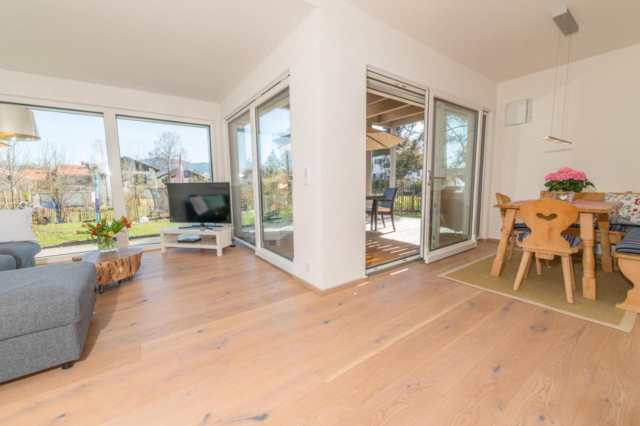 Helle Wohnung Mit Bergblick & Eigener Terrasse Bad Tölz Eksteriør billede