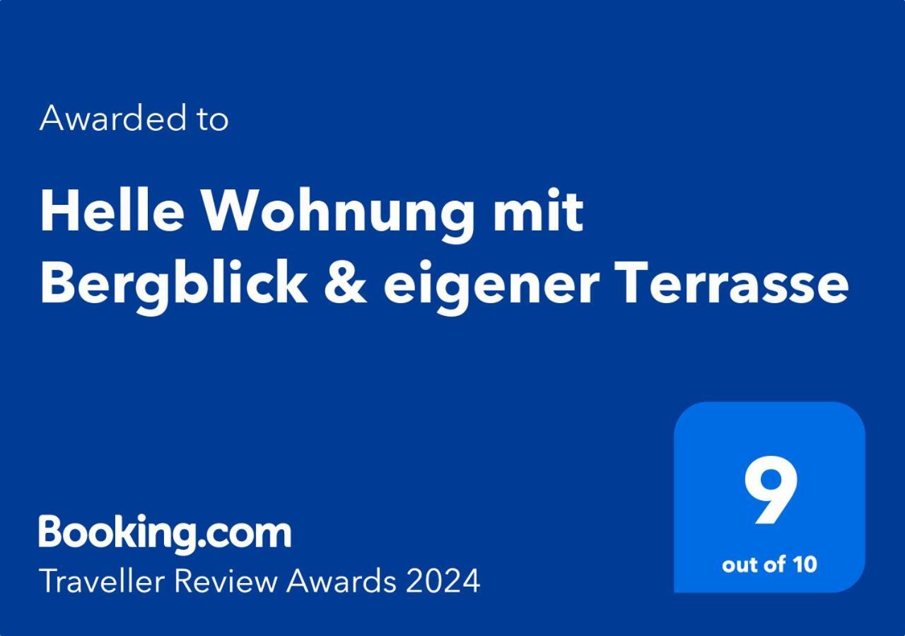 Helle Wohnung Mit Bergblick & Eigener Terrasse Bad Tölz Eksteriør billede